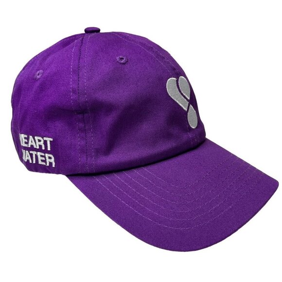 Heart Water Foundation Baseball Hat Cap Unisex Purple Adjustable Strap - Picture 1 of 6